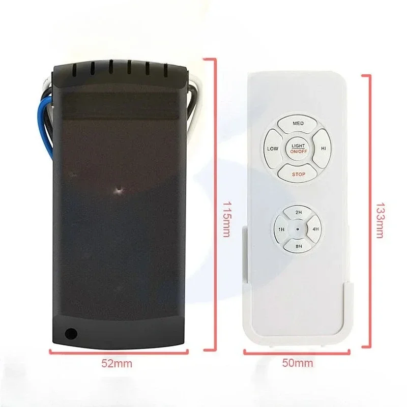Smart Living Ceiling Fan Controller Wireless Fan Light Kit with RF Remote Control Application Speed Switch Dimmer