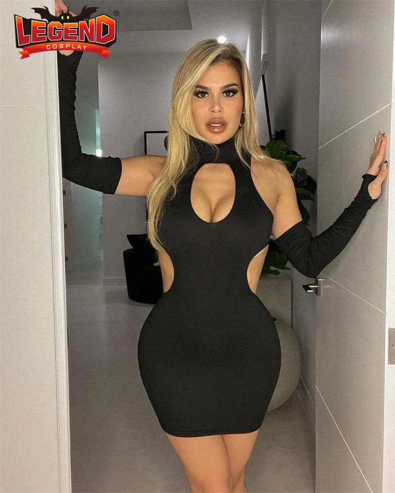 

Maddy Perez Costume Outfit Dress Euphoria Maddy Black Cut Out Bodycon Dress Clothes Party Outfits for Women Night Club Dresses