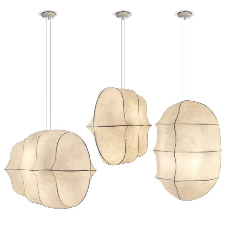 Nordic Imitation Silk Chandelier New Living Room Clothing Store Guesthouse Sailboat Pendent Lamp Japanese Style Home Decor Light
