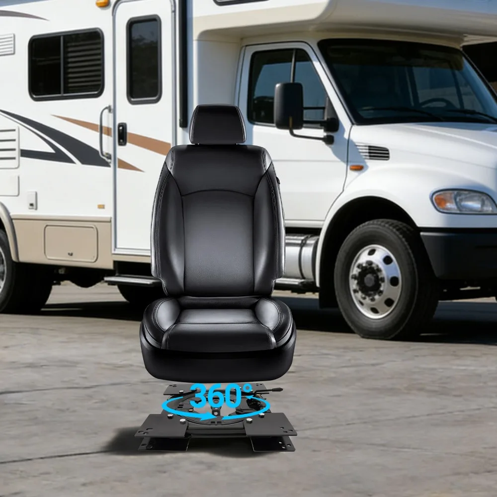 

Поворотная платформа для сиденья, черная, с фиксированным основанием, вращение на 360 градусов, для кресел RV Camper T5 T6, кронштейн для крепления на морские суда