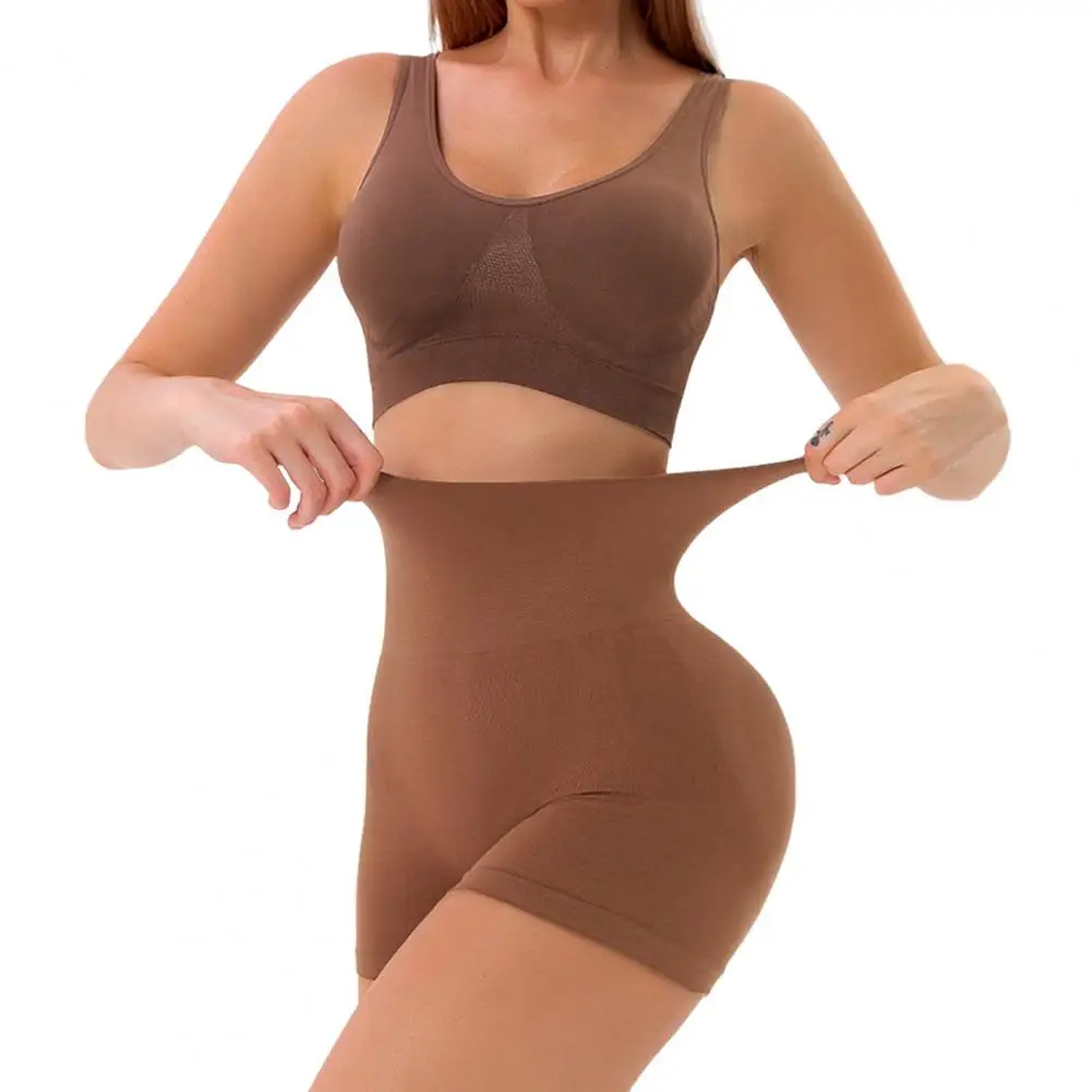 Safety Pants with Non-slip Waistband High Waisted Shaping Shorts Tummy Control Panties Comfortable Body Shapewear for Women Plus
