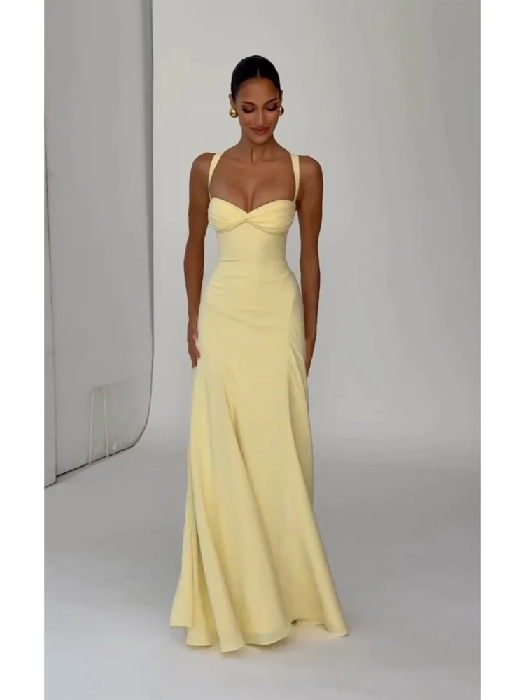 Chique dames maxi-jurk met gerimpelde taille, hoge dijsplit, zwierige strapless elegante jurk, romantische feestjurk, unieke jurken, nieuw.