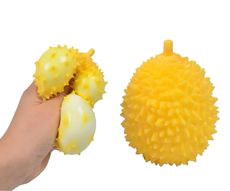 Fun Soft Durian Anti Stress Ball Stress Reliever Toys For Children Antistress Cute Fruit Toys For Kids And Adults