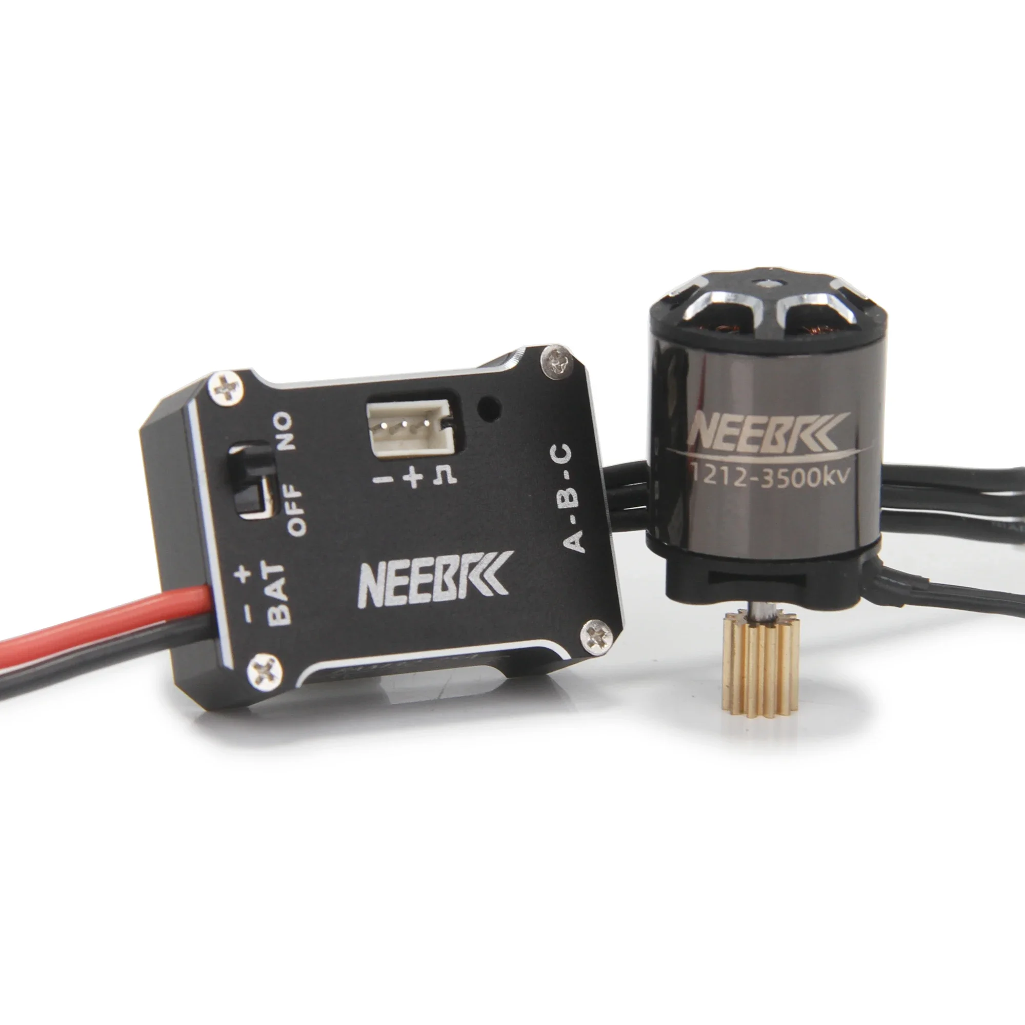NEEBRC 1212 3500KV Borstelloze Motor 11 T Gear 25A ESC 2 S BEC 5 V/1A voor 1/18/1/24 1/28 RC Klimmen Drift Auto TRX4M Power Onderdelen