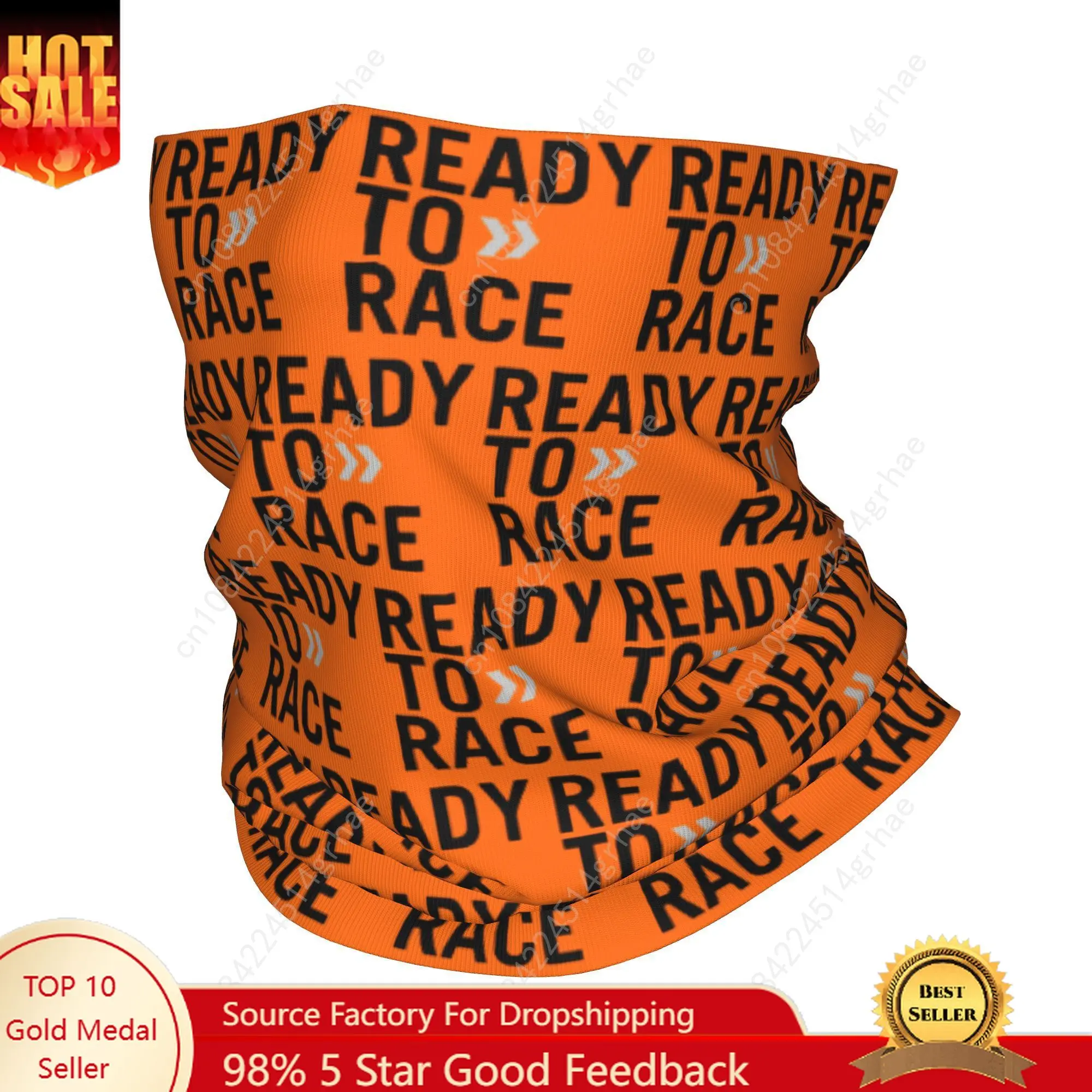 

Custom Motors Ready To Race Winter Headband Neck Warmer Women Men Ski Hunting Tube Scarf Enduro Cross Face Bandana Gaiter