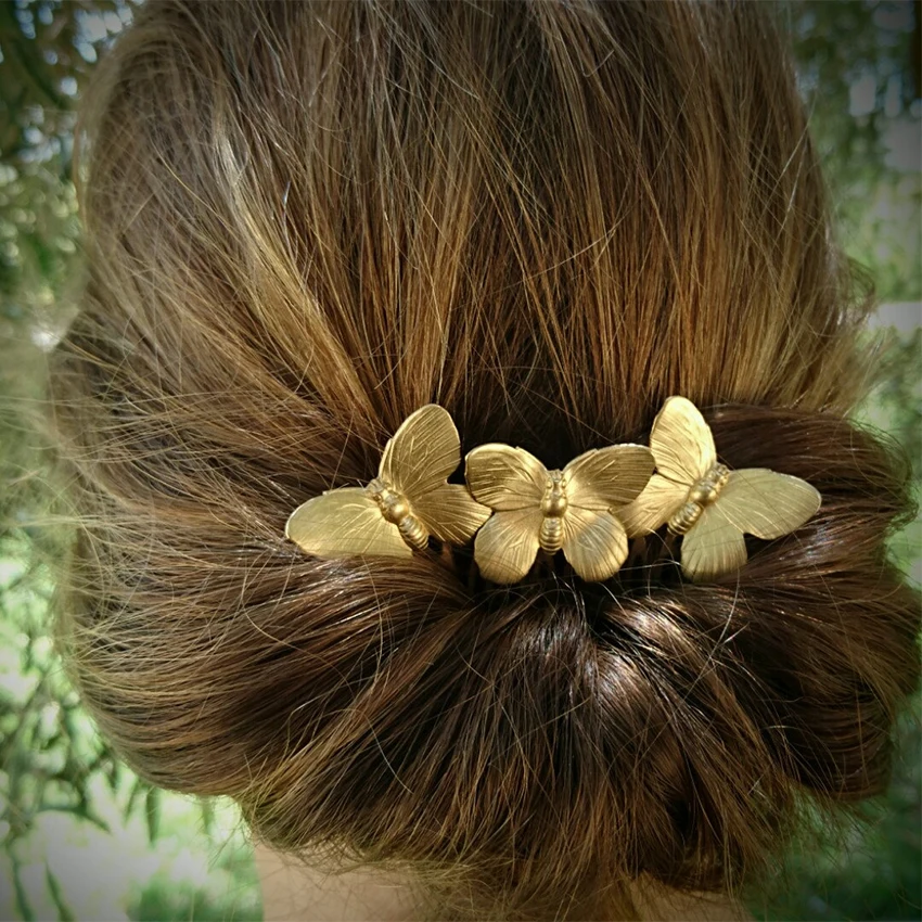 Fashion Jewelry Vintage Hair Clip Silver Color Gold Color Punk Leaves Comb Hairpins Women Girls Party Accessories Alloy Clip Hai