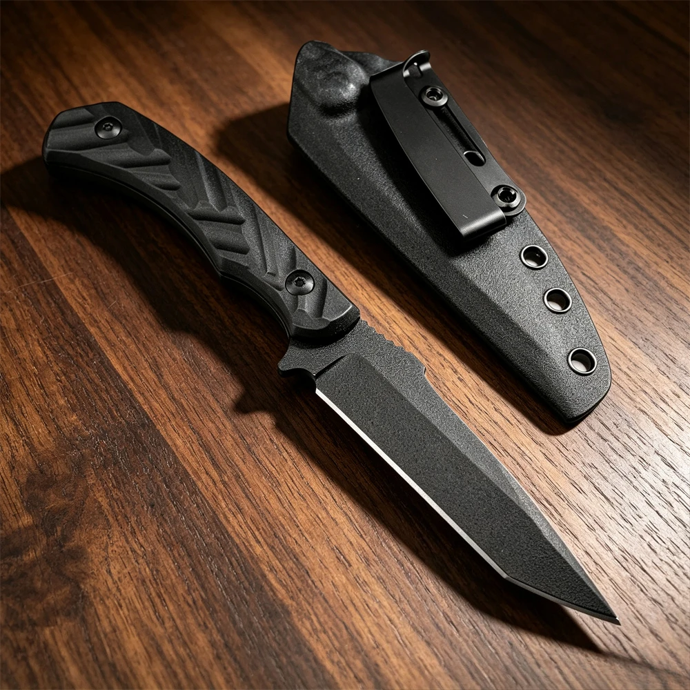 Hunting Outdoor Rug - Cuchillo de Hoja Fija de Acero