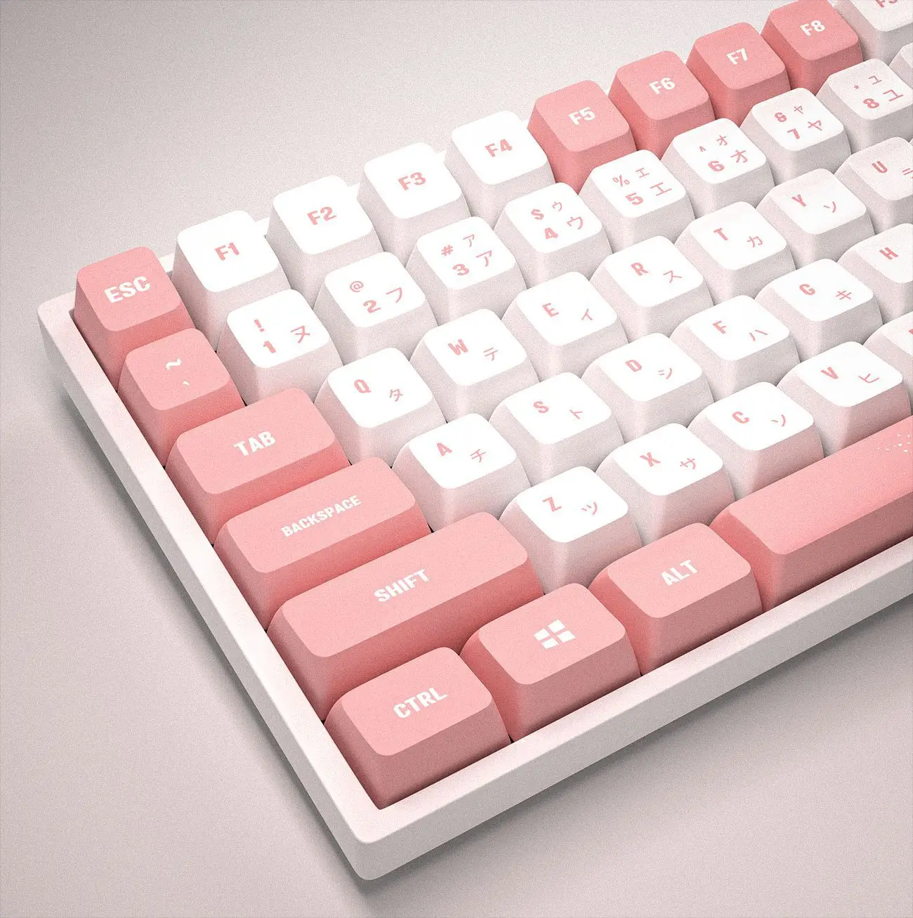 [Sakura] Theme PBT sublimation mechanical keyboard keycaps  Japanese two-character game keyboard caps keycaps