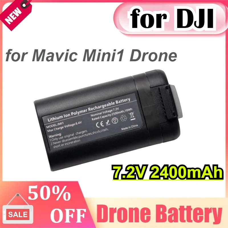 

7.2V 2400mAh for DJI Mavic Mini Drone Aircraft Rechargeable Battery Flight Time 30 Min Capacity