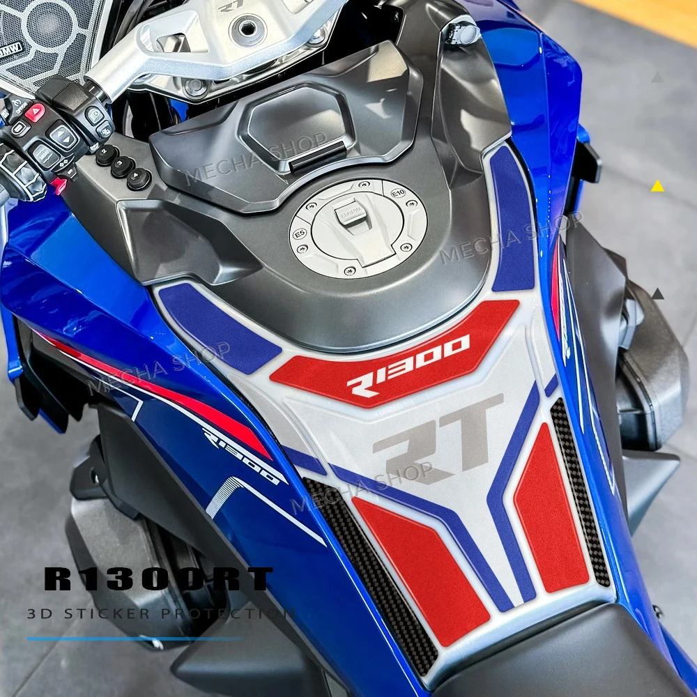 For R 1300 RT Triple Black Accessories Tank Pad 3D Stickers Kit Impulse Alpine White Motorcycle Protection Decal