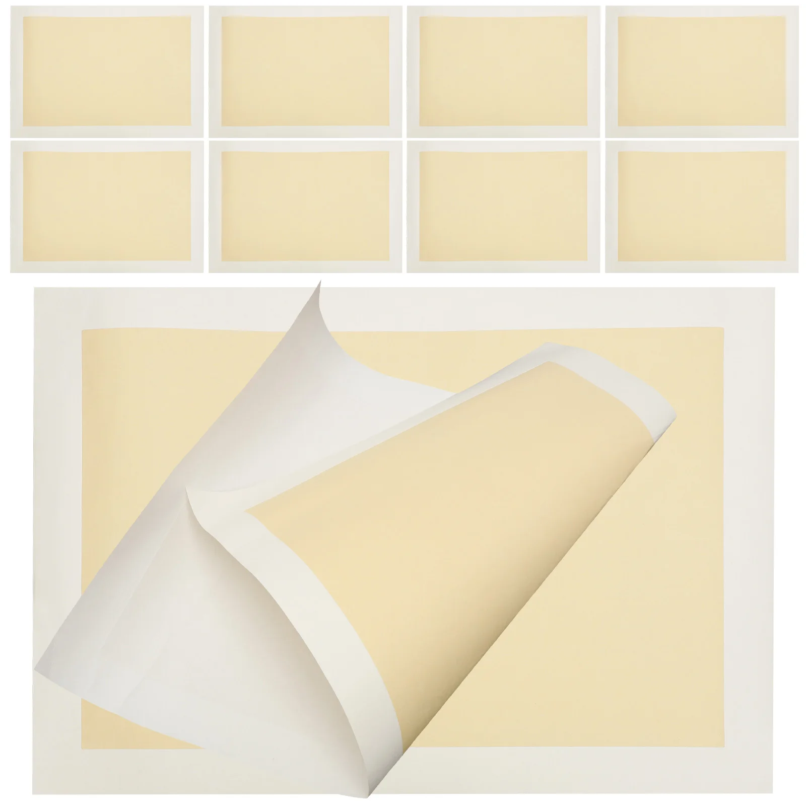 

10 Sheets Rice Paper Calligraphy Practice Art Supplies Sketch Paper Blank Sheets Watercolor Sumi Ink Fine Texture Absorbency