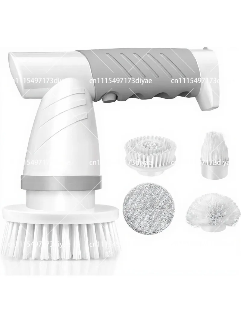 Electric Spin Scrubber Rechargeable Cordless Power Cleaning Brush for Bathroom Shower