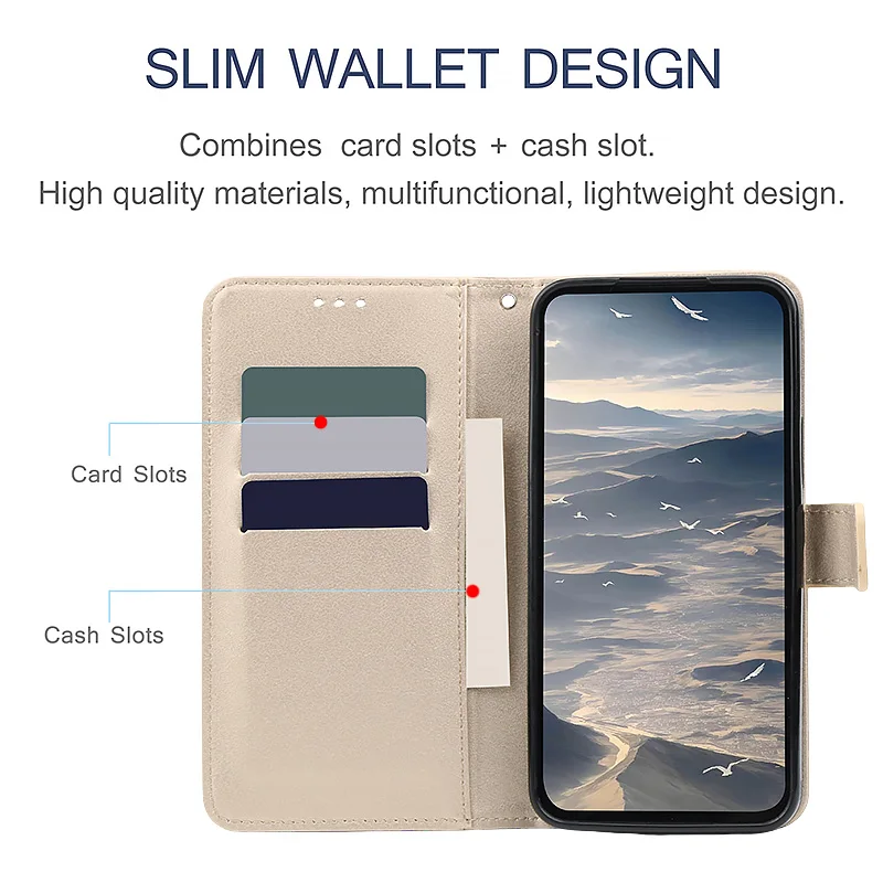 A54 A55 5G Case For Samsung Galaxy A55 Cover A556B A556E Leather Wallet Flip Case For Samsung Galaxy A54 5G Phone Case Fundas