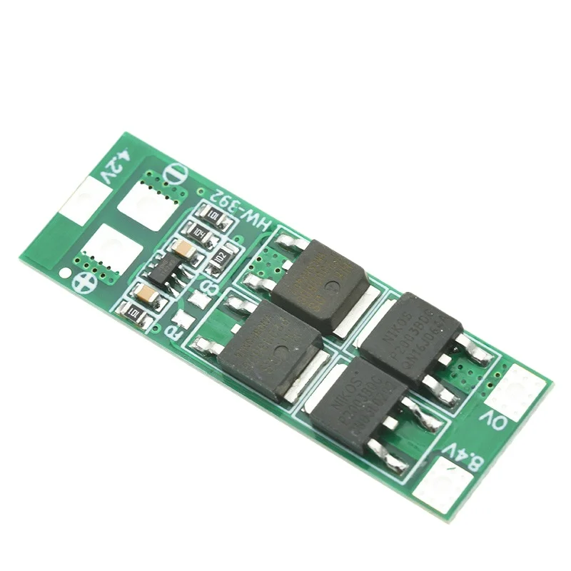 2S 7.4V/8.4V 18650 Lithium Battery Protection Board - 20A Current with Balancing Function, Balanced Version. .