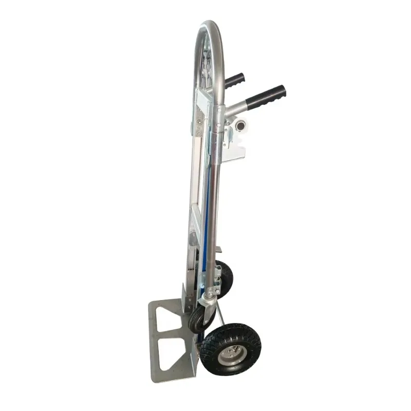 Industrial warehouse aluminum metal folding luggage mobile trolley