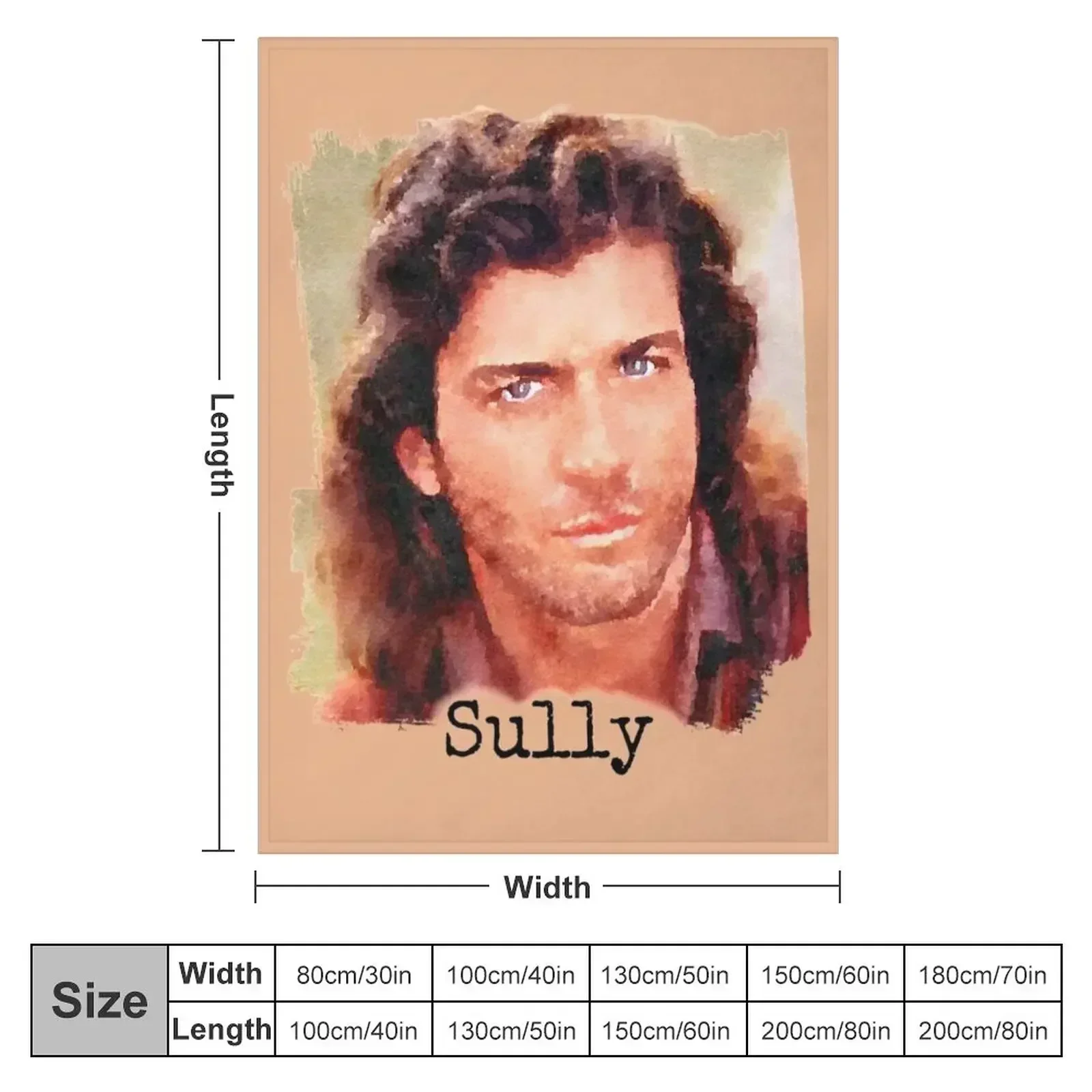 Sully, Dr. Quinn, Medicine Woman Throw Blanket couch cozy soft plush fuzzy picnic outdoor blanket