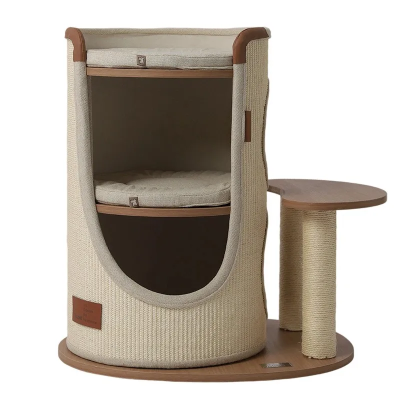 

Hoopet cat climbing frame, household small apartment, does not occupy an area, integrated cat nest, cat viewing