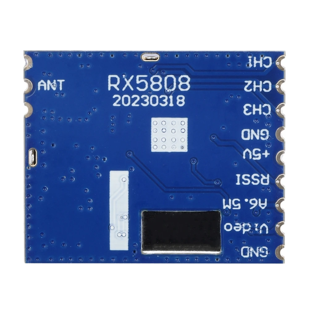 Imagem -03 - Wireless Audio Video Receiver Module para Boscam Rx5808 Freqüência Phase Lock Analog av Signal Output Board Fpv 5.8g 3.5v 170ma