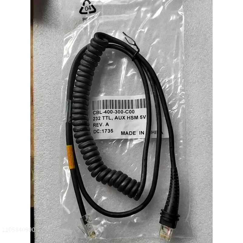 for Honeywell spiral data cable for Magellan 8300 9300 9400 barcode scanner coiled cord replacement accessory