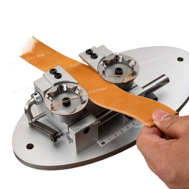 Belt Quick Edging Machine, Handmade Leather Goods Making Tool Edging Device 2.4KG Leather Edge Fillet M01