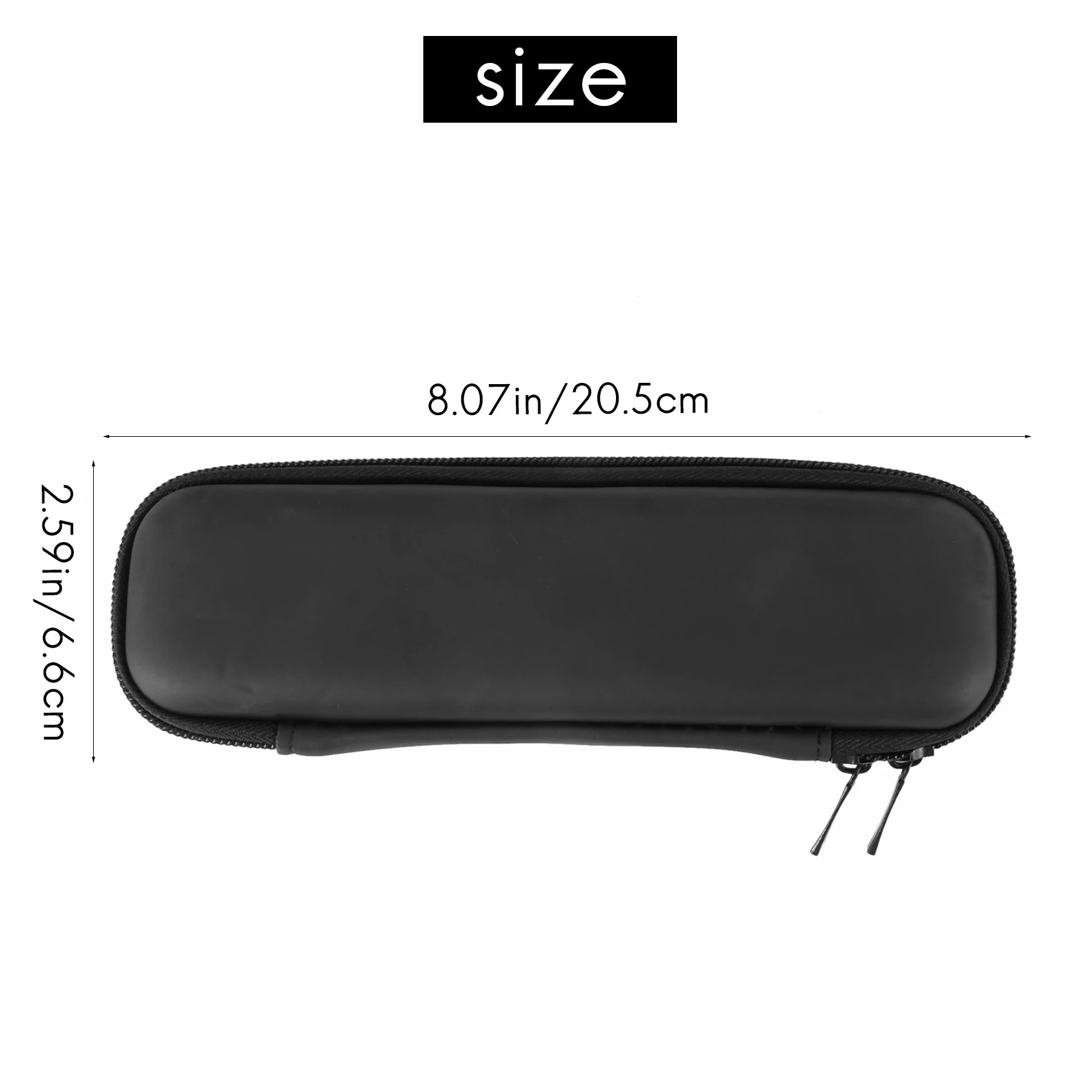 Black EVA Hard Shell Stylus Pen Pencil Case Holder Protective