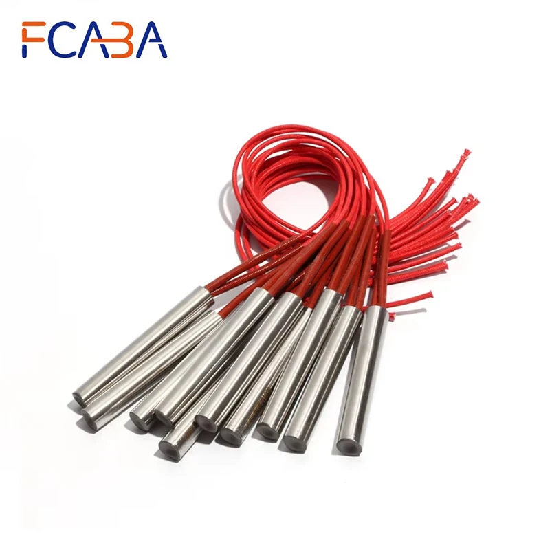 5PCS 16mm 62~75mm 201SUS High Density Single Head Dual Heater 110V/220V/380V Electric Heating Mould 250W/260W/270W/280W/300W