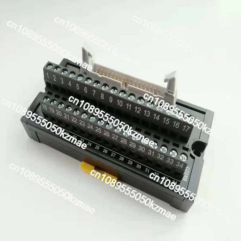 PLC Input Output Extension Terminal Block IDC34 MIL Horn Adapter Module Cable HA023