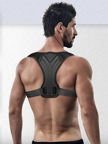 Adjustable Back Shoulder Posture Corrector Belt Clavicle Spine Support Reshape Your Body Home Office Sport Upper Back Neck Brace