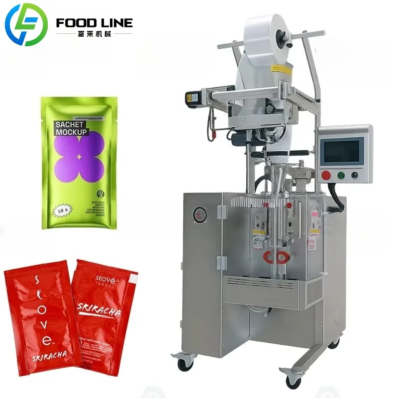 Professional Vertical Packaging Equipment Automatic Powder Liquid Granule Packer with Touch Screen Control