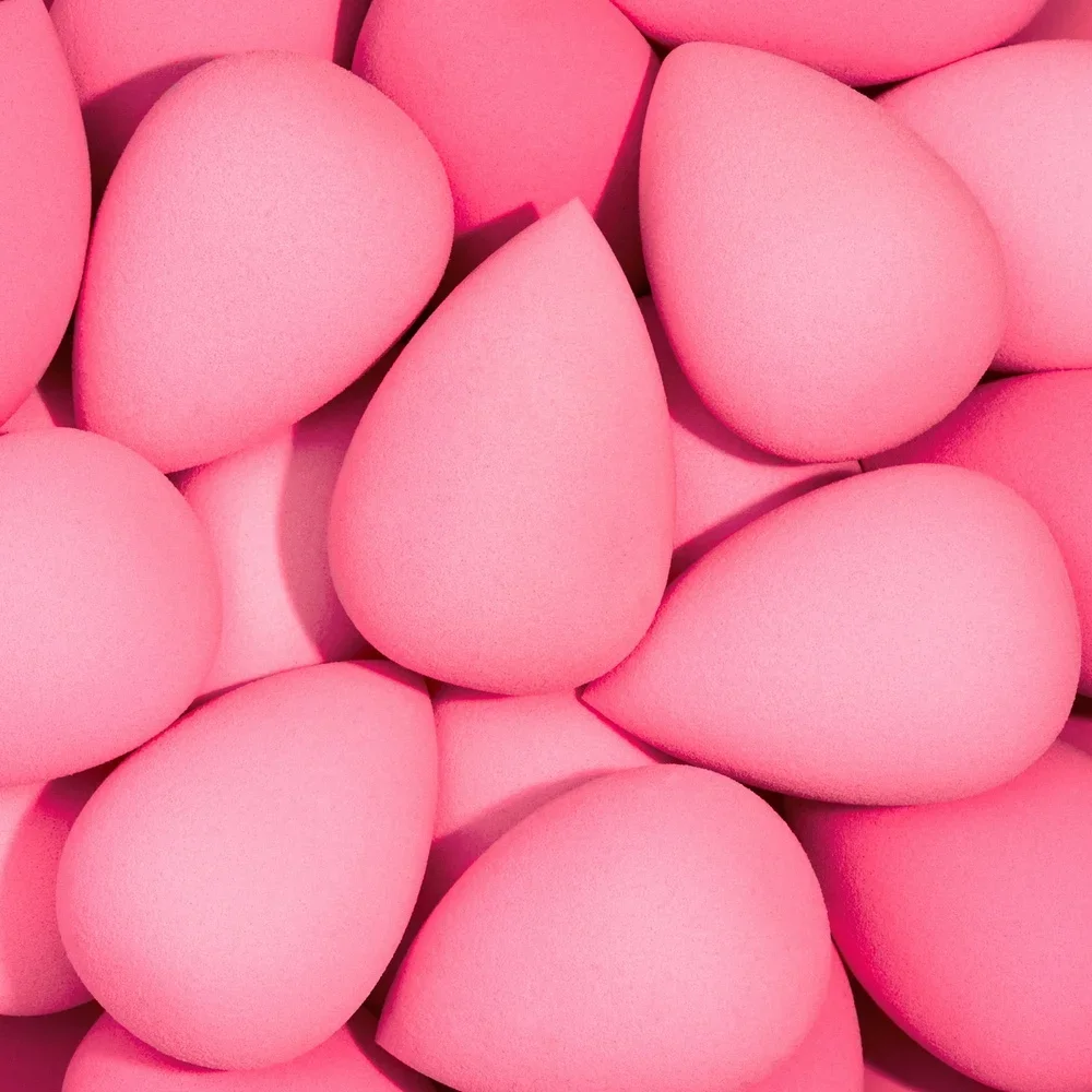 إسفنجة مكياج ناعمة نطاطة، 5 عبوات من البخاخة، لمسة نهائية من اللاتكس، قابلة لإعادة الاستخدام، طرف دقيق، كريم مزج البودرة