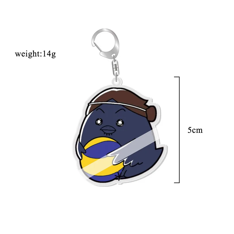 

HAIKYUU!crow CUTE ANIMAL keychain bag pendant