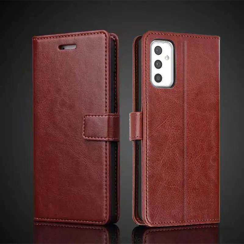 Card Holder Cover Case for Samsung Galaxy M52 M526B Pu Leather Flip Cover Retro Wallet Phone Case M52 Business Fundas Coque