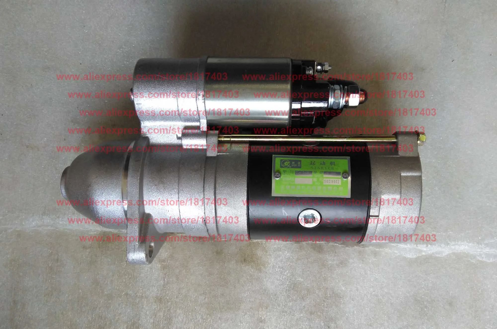 Arrancador QDX1315F para motores diésel Zhejiang Xinchai C490BPG / A490BT / A495BT / A498BT
