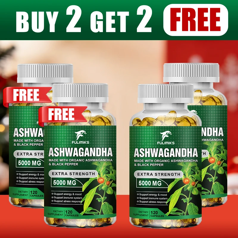 

Купи 2, получи 2 бесплатно! Капсулы ашваганды с экстрактом черного перца для повышения уровня энергии, поддержки антиоксидантной защиты, жизненной силы и работоспособности