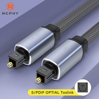 Optical Fiber Cable Toslink SPDIF Coaxial Adapter For Soundbar Amplifier Blu-ray Xbox 360 PS4 TV HiFi Stereo Audio Cord 1m 2m 3m