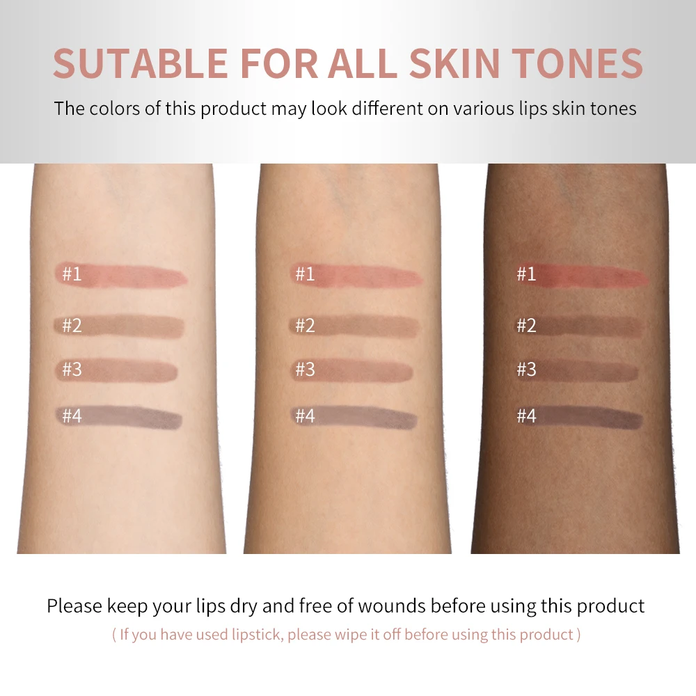 Peel Off Lip Stain Magic Lips Tattoo Long Lasting Waterproof Smudge Proof Transfer Proof Cosmetic Matte Lip Liner Pencil