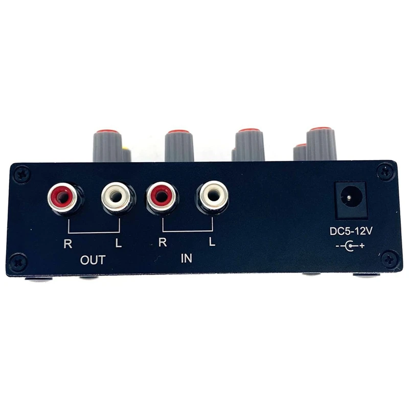 Hot Saleeq-7 Audio Signal Headset Amplifier 7-Band EQ Equalizer 2 Channel Digital Sound Equalizer +12V Power Adapter