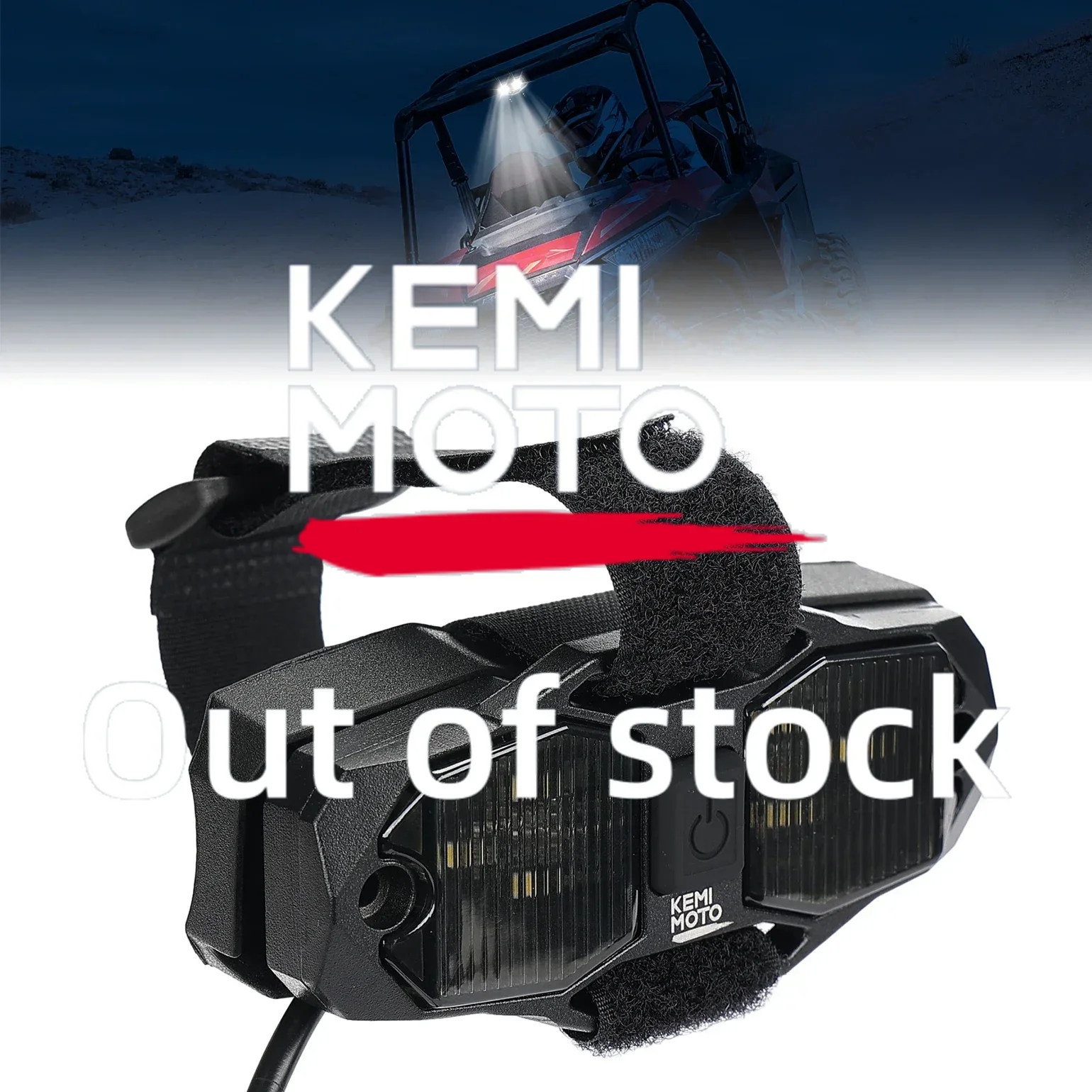 

UTV Vehicle Cab Dome LED Light White Bright Waterproof Compatible with Polaris RZR Ranger Can-Am Maverick Defender 12V DC Power