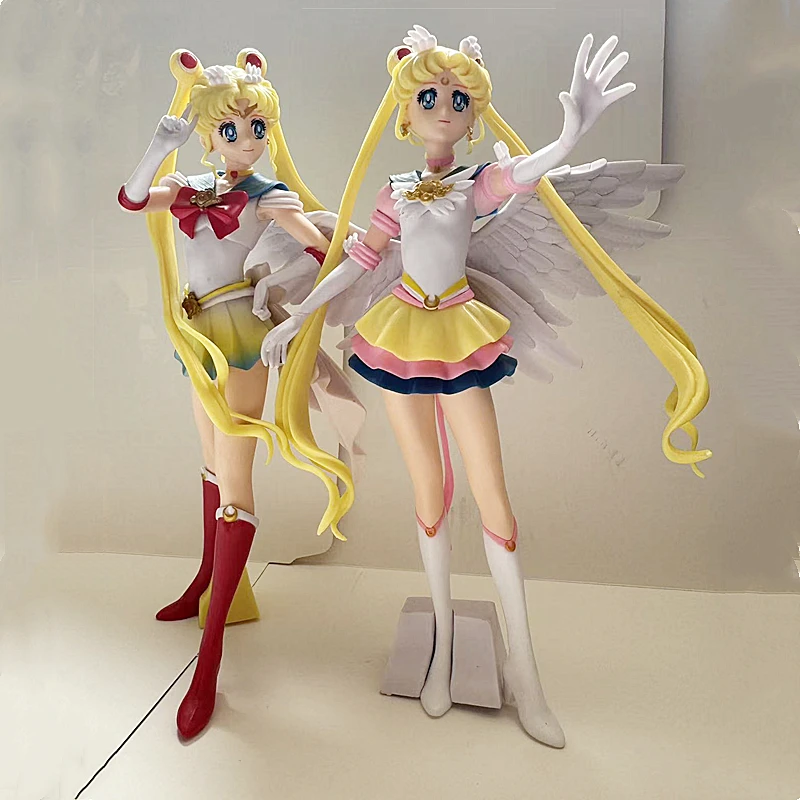 Sailor Moon Figur Anime Cartoon Jupiter Makoto Venus Minako Tsukino Kaninchen Puppe Spielzeug Kleine Prinzessin Kuchen Dekoration Ornamente