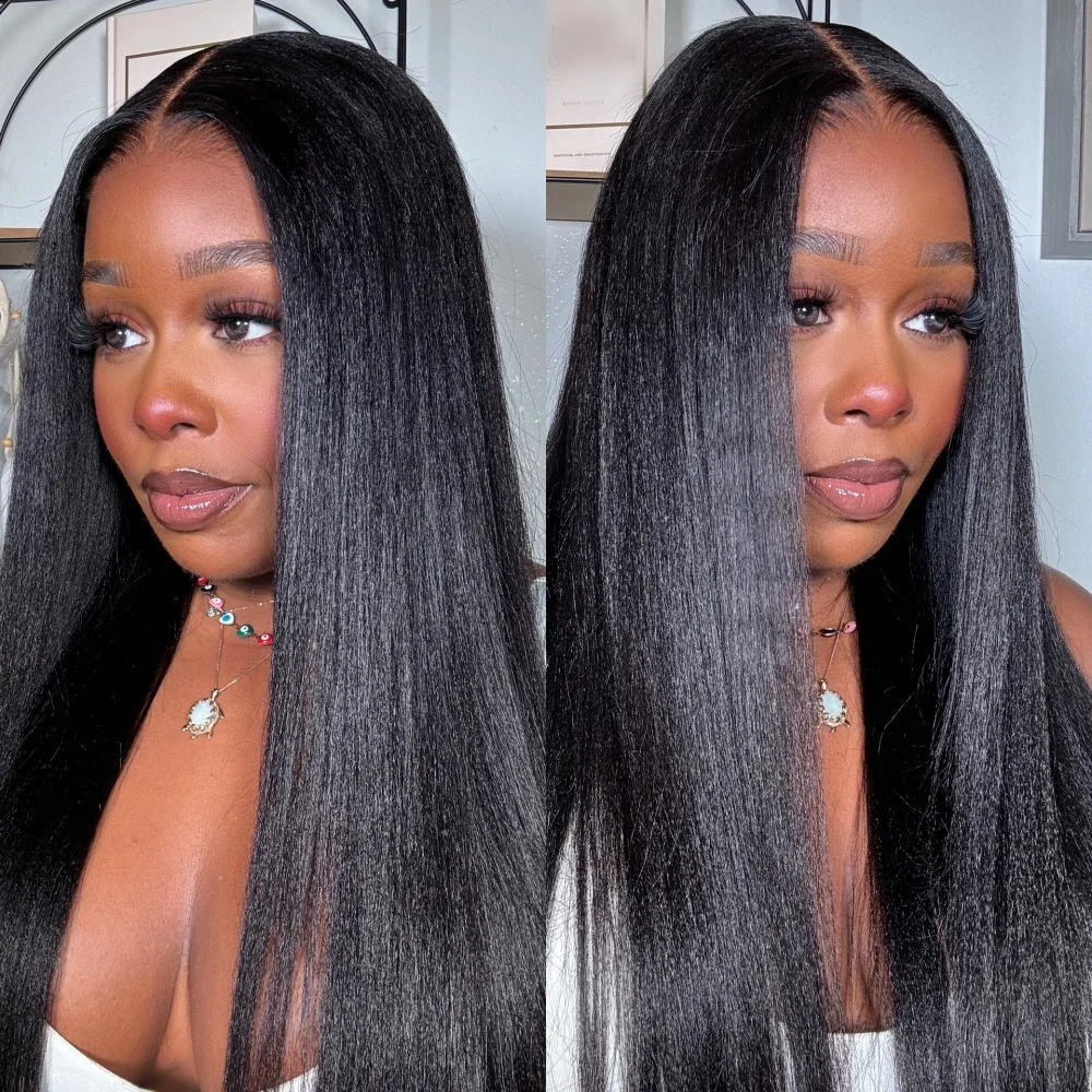 

15A Super Double Drawn Real 13x6 HD Lace Front Wig Kinky Straight Curly Brazilian Human Remy Hair Wigs Wear To Go Glueless Wigs