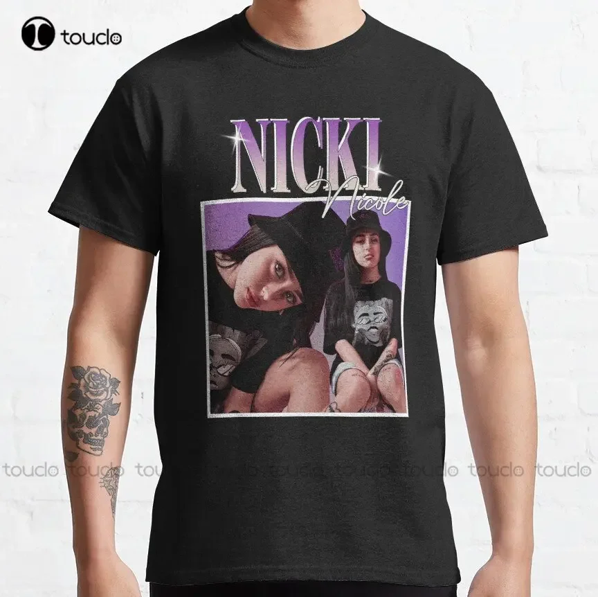 Nicki Nicole Classic T-Shirt Shirt Stays For Men Fashion Creative Leisure Funny T Shirts Custom Christmas Gift Pure Cotton New