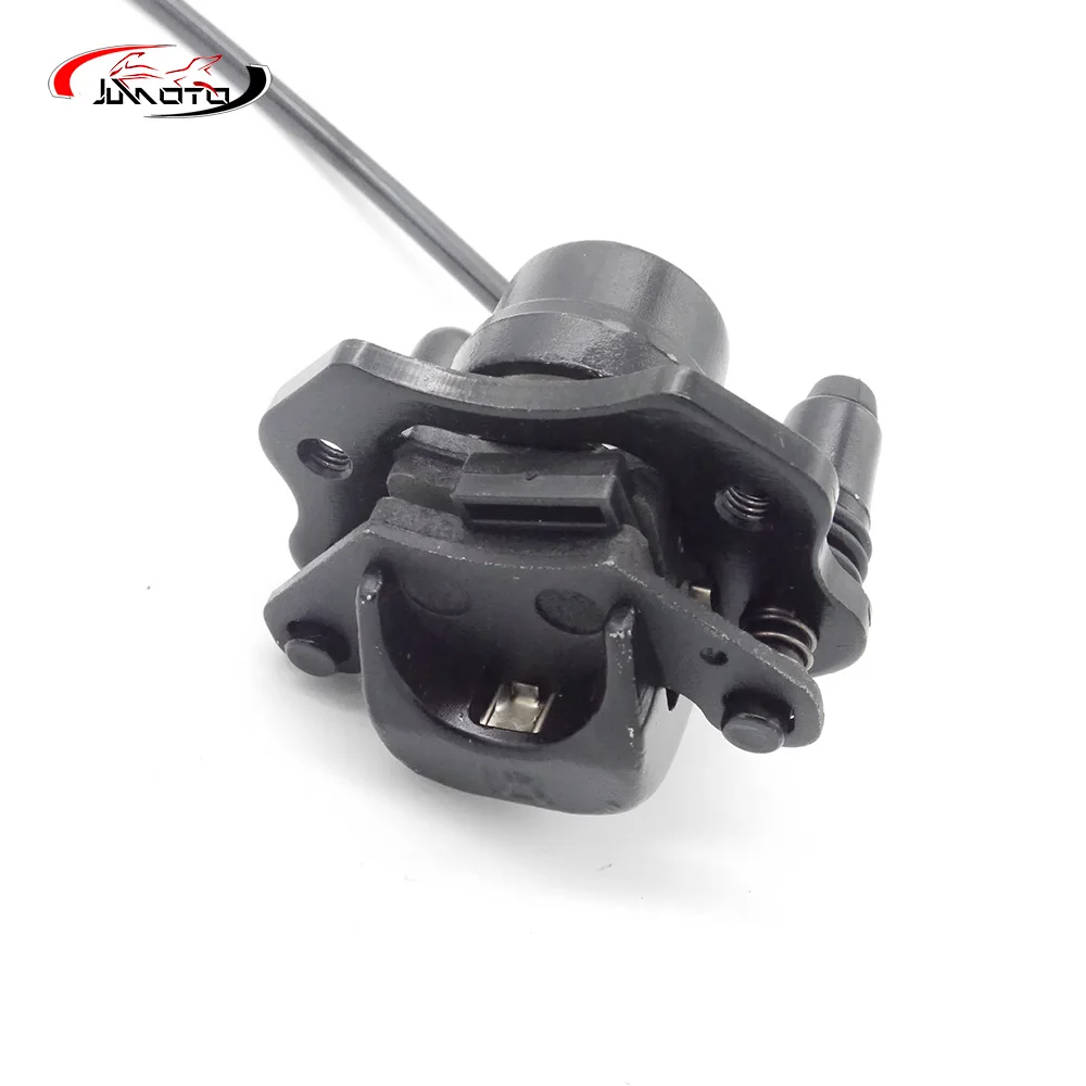 Left Hand Rear Handle Bar 150cm Lever Hydraulic Disc Brake 158mm Disc Fit For ATV Electric Quad Bike Go Kart Buggy Scooter Parts