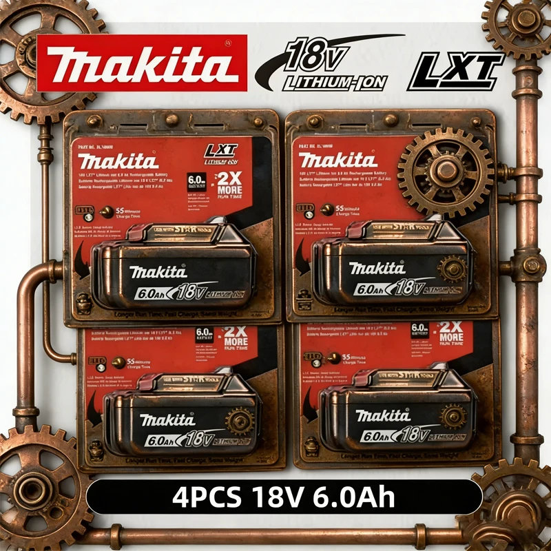 

100% original Makita 18V 6.0AH, rechargeable battery, Makita BL1840 BL1830B BL1830B power tool battery, 18V