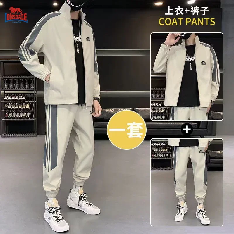 New Brand Men\'s set Sports Set Embroidery Man pants Jacket+Pants Tracksuit men Tracksu Male set Man to Man Sweatsuit set Set men