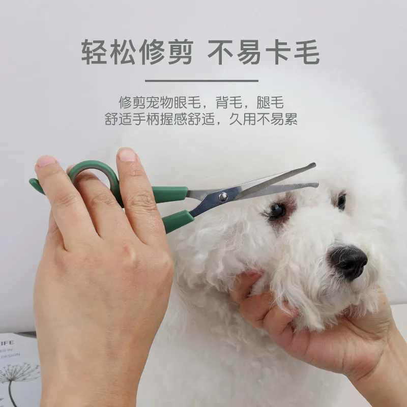 Pet Grooming Scissors Cat Dog Hair Trimming Beauty Cleaning Shears
