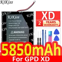 KiKiss Powerful Battery for GPD XD 5850mAh Batteries + Free Tools