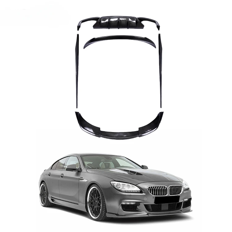 

Carbon Fiber body kit MT Style For BMW 6 Series F06 F12 F13 Front Lip Rear Diffuser Spoiler Side Skirts