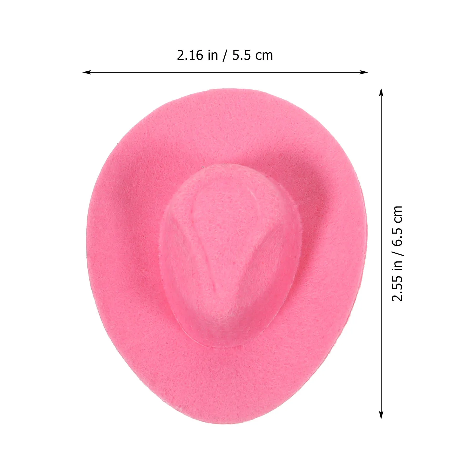 

4 Pcs Mini Cowboy Hat Craft Miniature Decoration Accessory Hats for Crafts Decorations