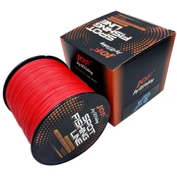 JOF Fishing Line 8Strands Braided Multicolor 500M 300M 100M 100% PE Suitable For Ocean Beach Fishing Braided