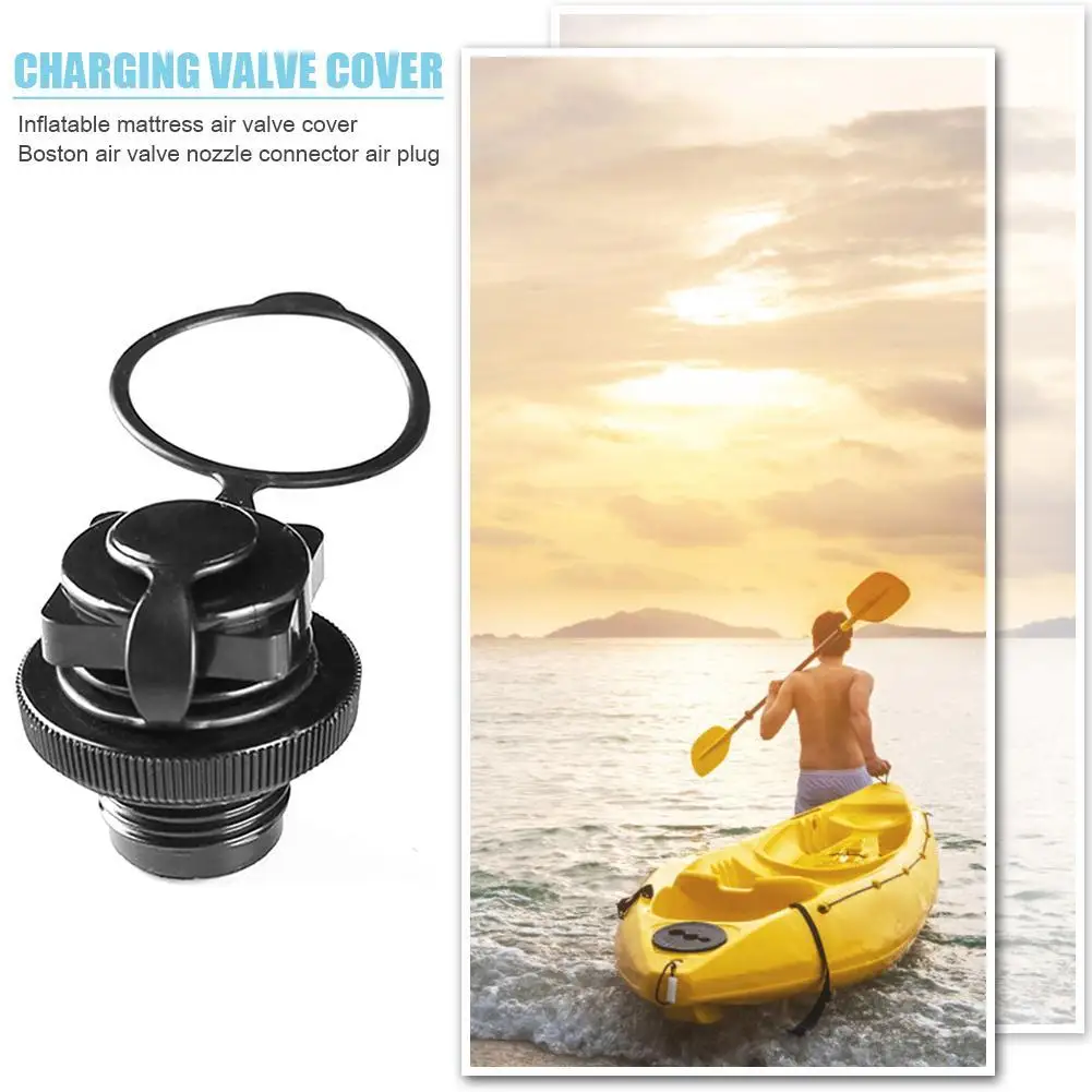 Kayak Gas Nozzle Air Valve Nozzle One-way Inflation Cap For Inflatable Boats Kayaks Inflatable Beds Canoes Pool Rafts Infla R2T9